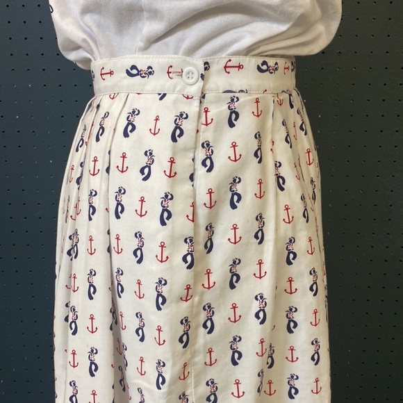Vintage nautical David Brooks skirt - Picture 2 of 6